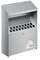 DURABLE Cendrier mural en métal, 4 litres, argent métallique
