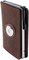 CLICKSAFE Portefeuille SLIM avec logement AirTag, marron