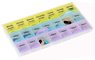HARO Pilulier semainier, pour 7 jours, 3 cases, multicolore