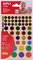 APLI kids Gommettes "Rond" couleurs métallisées, assorti