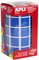 APLI Kids Gommette de couleur "carré", en rouleau, bleu
