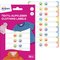 AVERY Étiquette pour textile, 13x45 mm, visage, multicolore