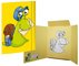 RNK Verlag Chemise à élastique "Escargot", en carton, jaune
