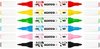 Kores Marqueur acrylique Duo, 2 pointes, set de 6, assorti