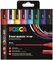 POSCA Marqueur à pigment PC-5M, étui de 8, assorti Standard