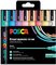 POSCA Marqueur à pigment PC-5M, étui de 8, couleurs douces