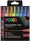 POSCA Marqueur à pigment PC-3ML pailleté, étui de 8, assorti