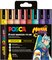 POSCA Marqueur à pigment PC-5M, étui de 8 MANGA HERO