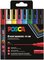 POSCA Marqueur à pigment PC-3M, étui de 8, assorti standard