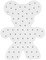 Hama Plaque perforée Maxi Stick "Nounours", 200 x 155 mm