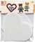 HAMA Plaque pour perles midi "coeur, hexagone", grand