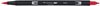 Tombow Feutre double pointe "DUAL BRUSH PEN ABT", carmine
