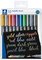 STAEDTLER Feutre pinceau metallic brush, étui de 10