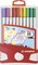 STABILO Feutre de dessin Pen 68 brush, ColorParade de 20
