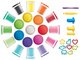 Maped Creativ Kit de pâte à modeler, 32 pièces, maxi coffret