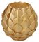 STARPAK Bougie sphérique "Pine Cone", or