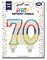 Clairefontaine Bougie nombre "Pailletée", numéro 70