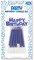 Clairefontaine Bougie d'anniversaire Happy Birthday, bleu