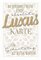 SUSY CARD Geburtstagskarte Glitzer "Luxus"