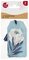 SUSY CARD Etiquette cadeau carré "Swan lake bloom"