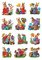 HERMA Stickers de Pâques DECOR "Lapins nostalgiques"