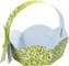 folia Panier pour cadeaux en carton imprimé, diamètre 115 mm