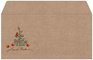 sigel Enveloppe de Noël "Christmas with apples", long