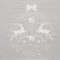 PAPSTAR Serviette à motif de Noël "Deers Couple", argent