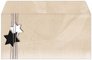 sigel Enveloppe à motif de Noël "Christmas Wrapping", long