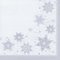 PAPSTAR Serviette à motif de Noël "Just Stars", blanc