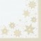 PAPSTAR Serviette à motif de Noël "Just Stars", champagne