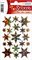 HERMA Sticker de Noël DECOR "étoiles", or, holographie