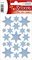 HERMA Sticker de Nöel DECOR "étoiles", assorti, argent,