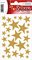 HERMA Autocollants de Noel MAGIC "étoiles or", pailletté