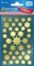 AVERY Zweckform ZDesign Stickers de Noël "étoiles", or
