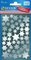 AVERY Zweckform ZDesign Stickers de Nöel "étoiles", argent