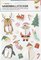 folia Sticker boule en papier de Noël CHRISTMAS