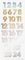folia Stickers calendrier de l'Avent "NUMBERS IRIDESCENT"