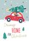 CACTUS Weihnachtskarte "Auto"