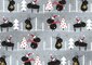 SUSY CARD Papier cadeau de Noël "renne noir"