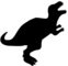 Securit Ardoise murale SILHOUETTE "Dino"
