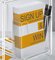 sigel Urne pour actions, acrylique,(L)210 x(P)210 x(H)360 mm