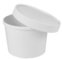 STARPAK Bol à soupe rond "To Go", 500 ml, blanc