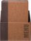 Securit Protège-menus TRENDY, A4, boîte de 20, marron clair