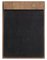 Securit Porte-menu "Walnut Leather", A4
