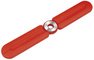 WEDO Dessous de plat design en silicone, pliable, rouge