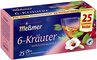 Meßmer Thé "6 herbes", parfumé, paquet de 25