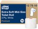 TORK Papier toilette rouleau Midi, 3 couches, 70 m, blanc