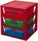 LEGO Module de classement 3-DRAWER STORAGE RACK, rouge