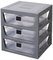 LEGO Module de classement 3-DRAWER STORAGE RACK, gris